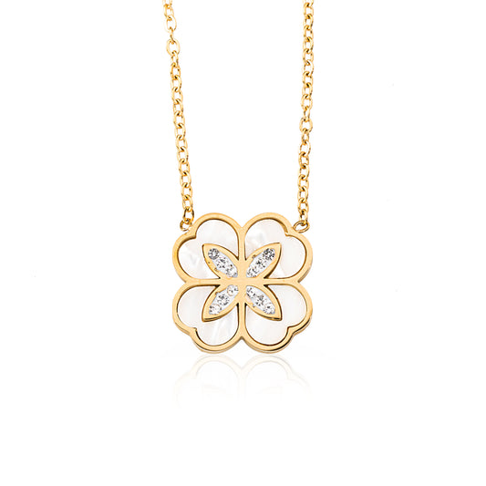 Necklace Flower Heart