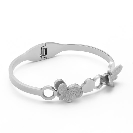 Silver Butterfly Bracelet